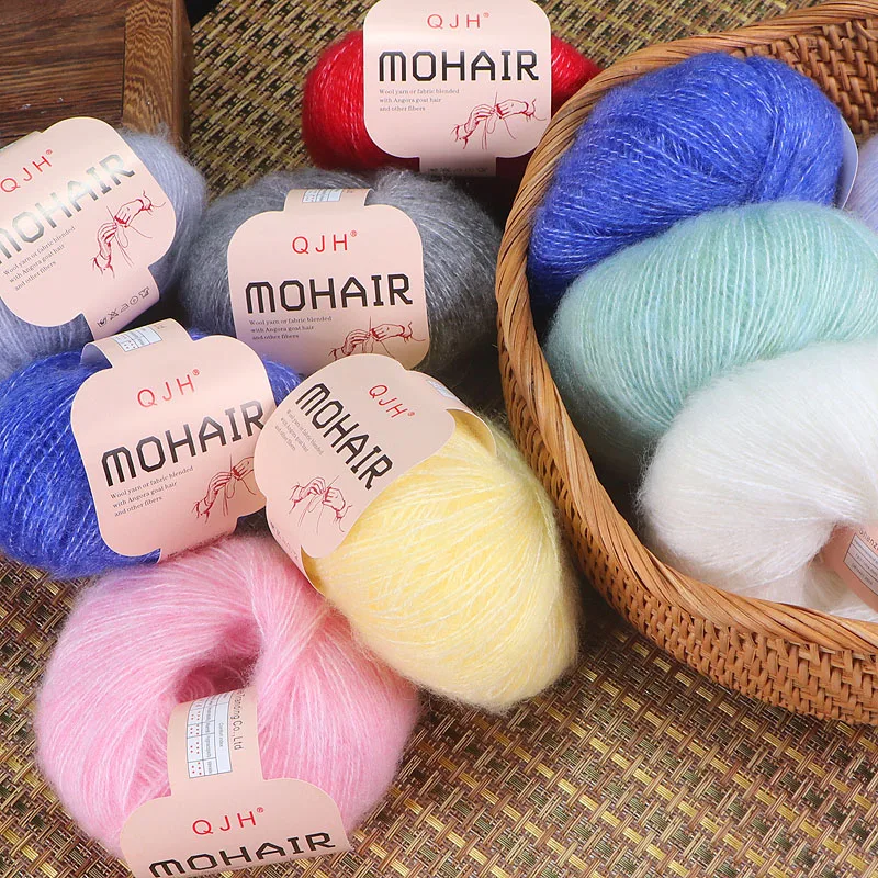 

250g/Ball Mohair Yarn Anti-Pilling Fine Quality Hand-Knitting Thread For Cardigan Scarf Suitable For Woman DIY hand knitted Yarn