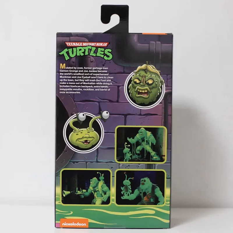 NECA 54256 Figurka Wojowniczych Żółwi Ninja TMNT Figurki Akcji 7-calowy Ruchomy Model Lalka Ozdoby Prezent dla Dzieci Oryginalny