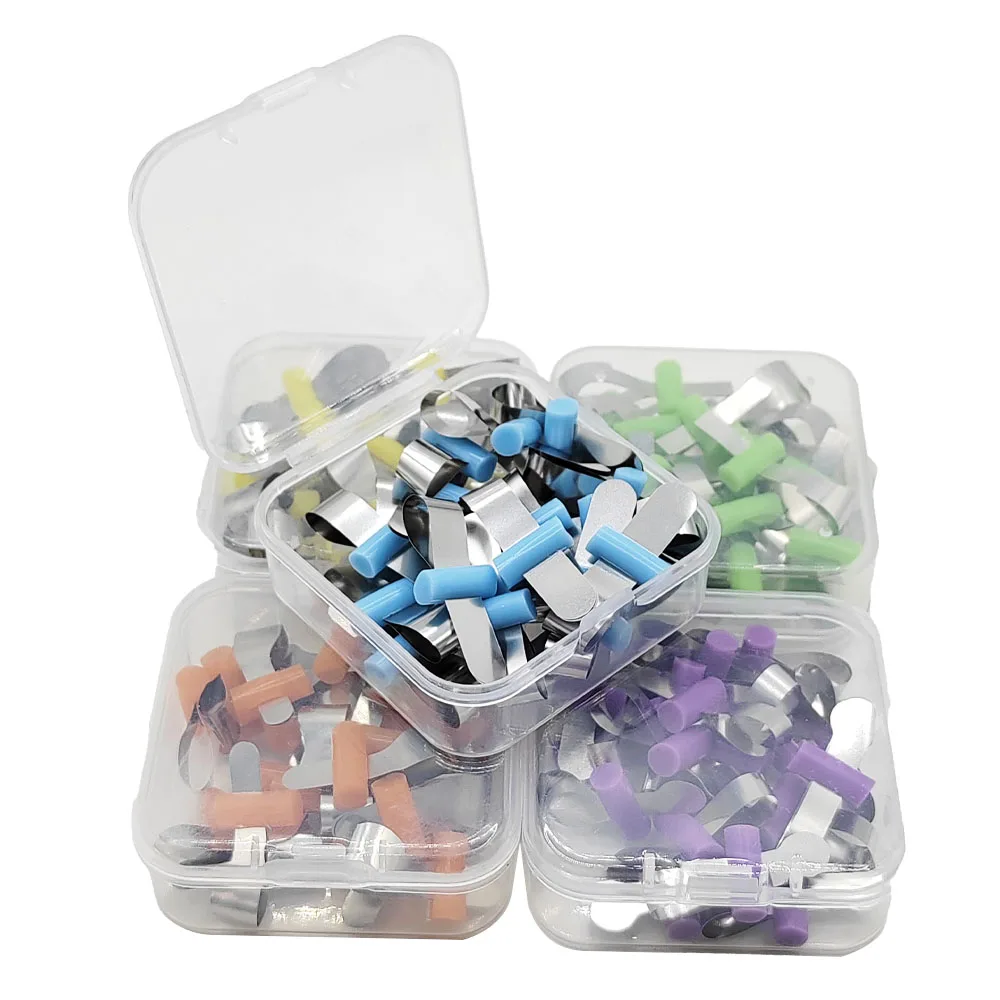 

20pcs Dental Forming Sheet Orthodontic Sectional Contoured Metal Matrice Dentistry Matrix Bands Retainerless Automatrix Locker