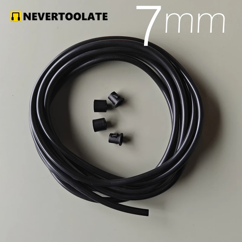 NEVERTOOLATE 7 mm diameter thick PVC rope 180 GRAM 3.5 meter 80A jump rope spare rope accessories backup change rope with clamps
