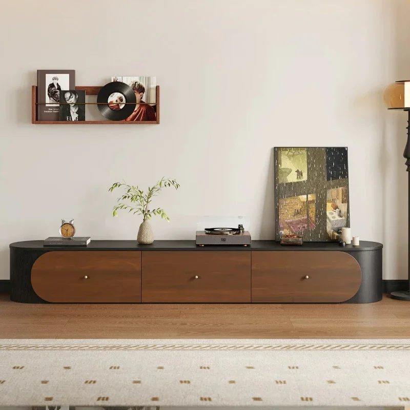 &Hotel Shelf Tv Stand Panel Luxury Modern Entertainment Long Storage Tv Unit Cabinet Corner Lowboard Mid Century Furniture