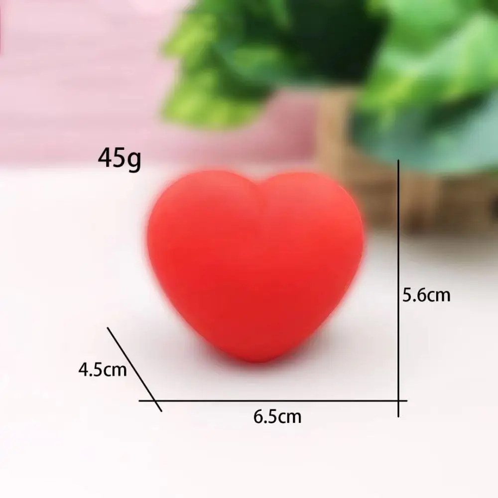 5/10/20pcs Heart Shaped Stress Pressure Toys Relief Relax Fun Toys for Kids Outdoor Games Props Ball Soft Anti Stress Ball Toys