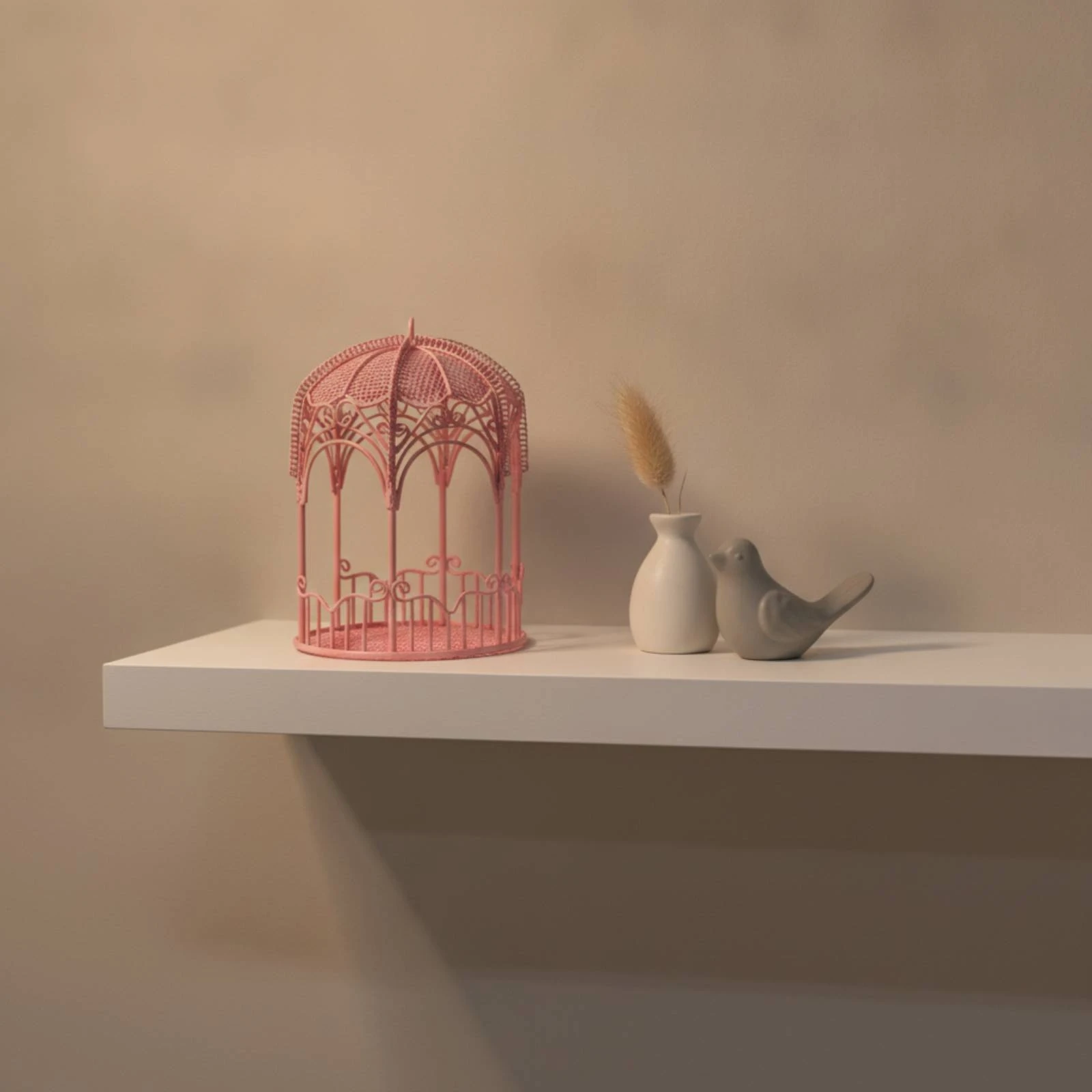 Gazebo en Miniatura, Decorativo, Elegante y Traforado, para Diorama y Escritorio