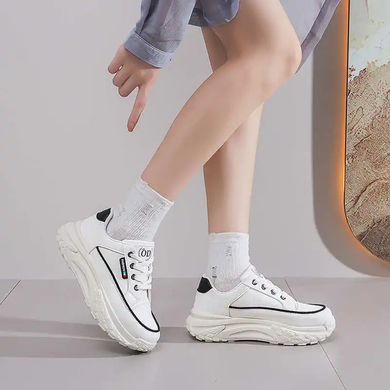 

Brown With Ties Shoes With Lacing Running Women's Fashion Basketball Fashion Sneakers Women Sport Sneacker Fashion-man Best