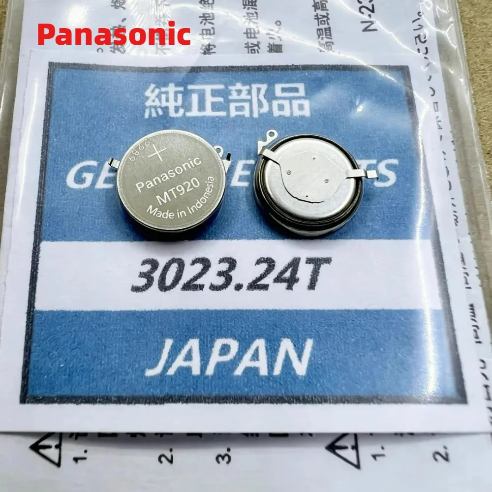 Original Panasonic MT920 3023-24T 1.5V Rechargeable Watch Battery Compatible With 3023-44Z 5M54 5M62 5M63 5M65 7L22 YT57 YT58