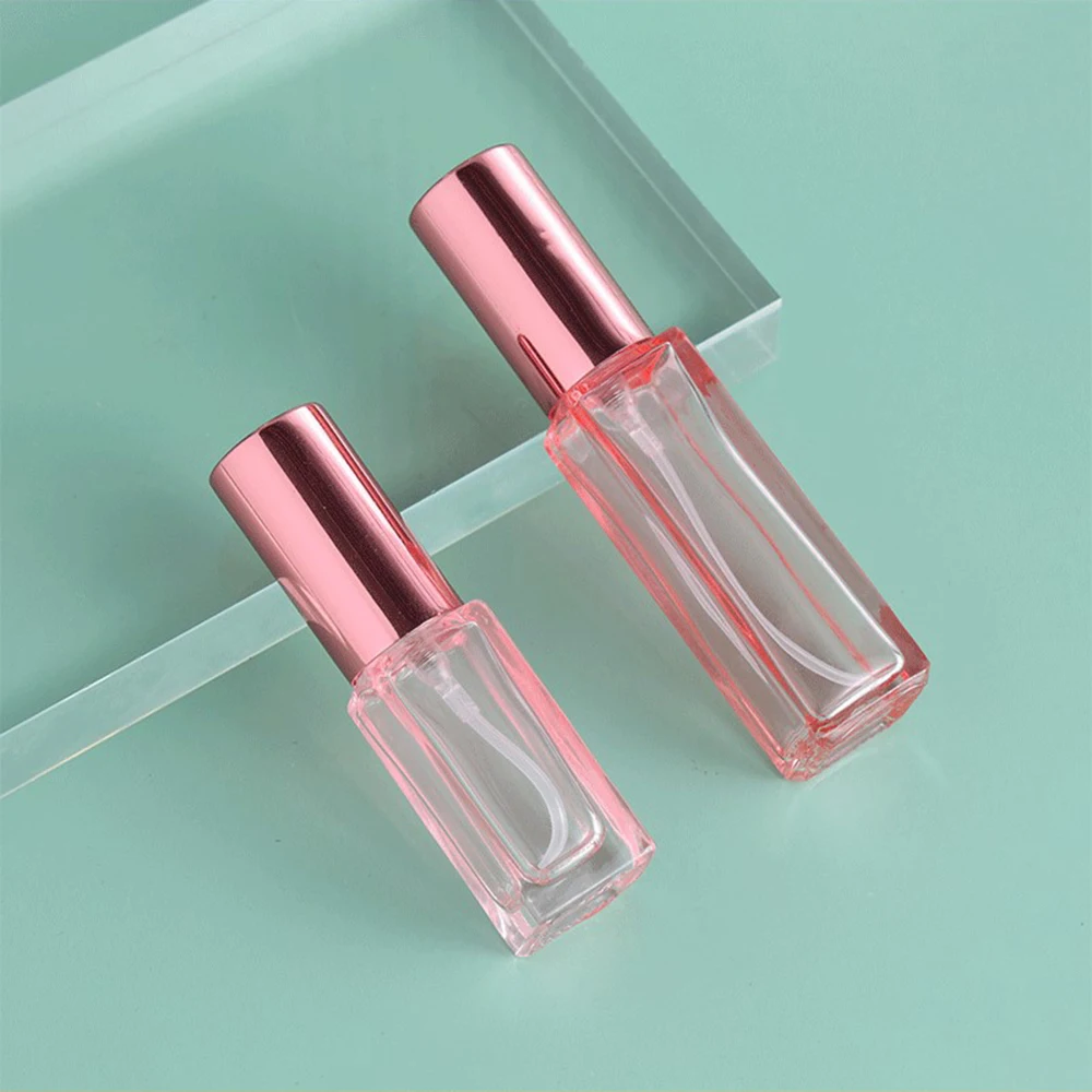 10ml Mini Perfume Spray Bottles Glass Refillable Bottle Portable Travel Oils Liquid Cosmetic Container Perfume Atomizer