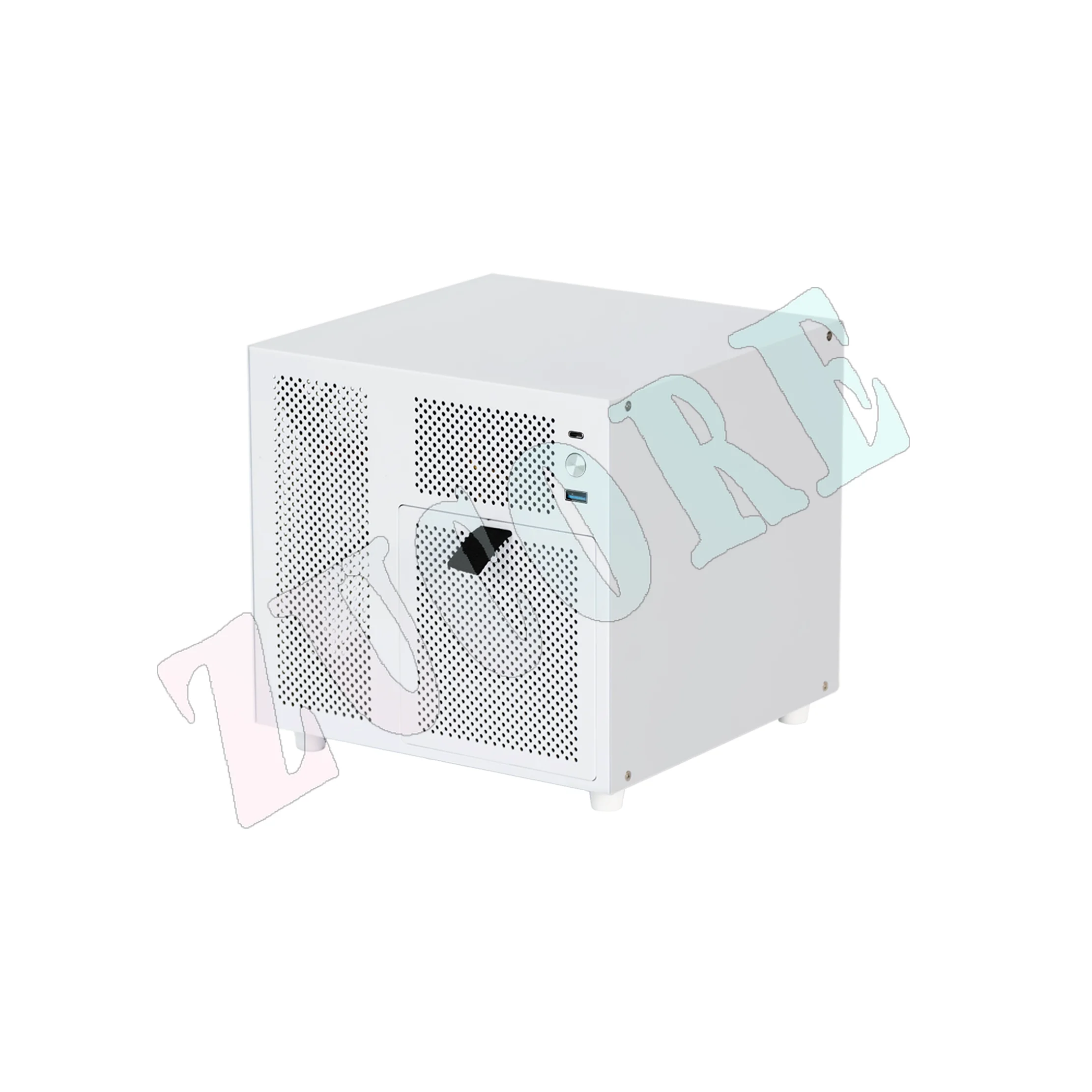 4-дисковый корпус NAS Ursa Minor с объединительной платой SFX/SFX-L, основная плата ITX Flying Bull Black Synology UNRAID