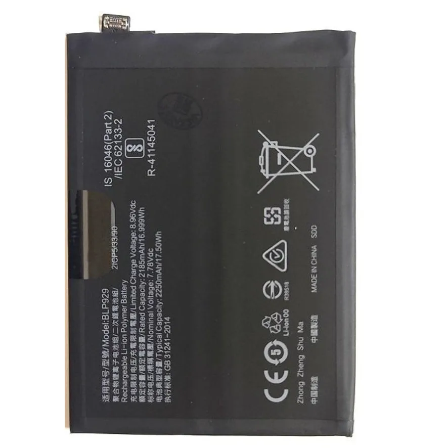 BLP929 internal battery compatible for Oppo Reno8 Pro 5G 2250mAh CPH2357