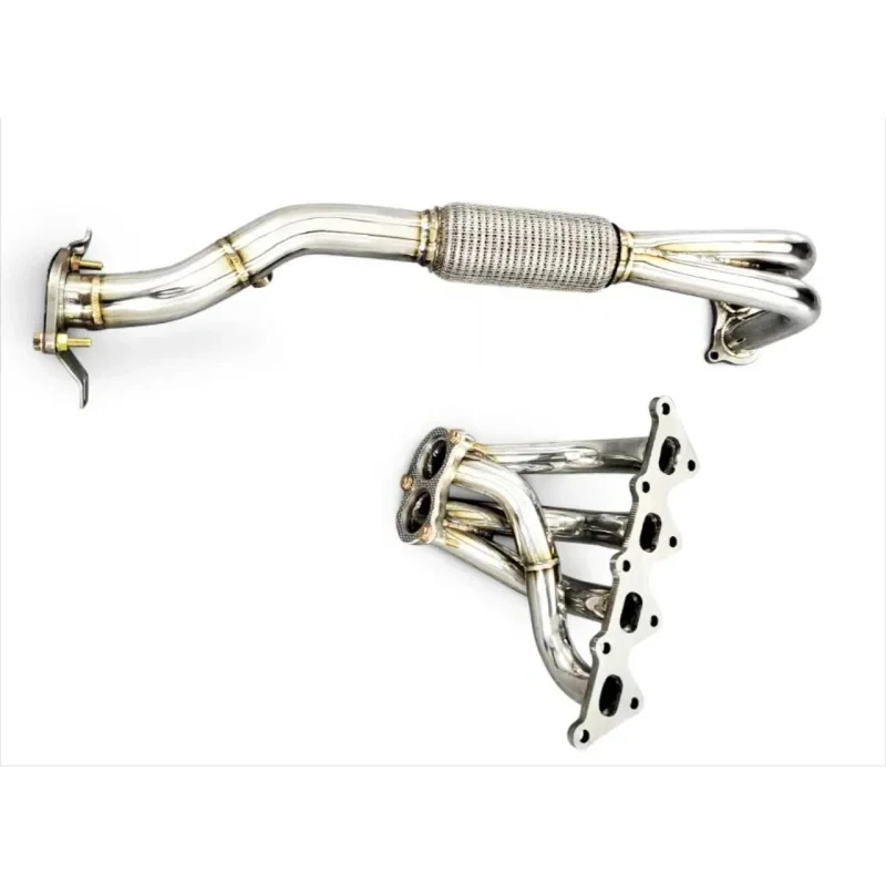Suitable Lancer 1.8 2.0 2009-2015 Stainless Steel Exhaust Manifold and Exhaust Downpipe Front Pipe Retrofit
