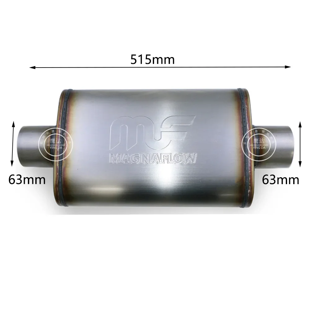 Suitable for car exhaust pipe modification sound wave straight drum