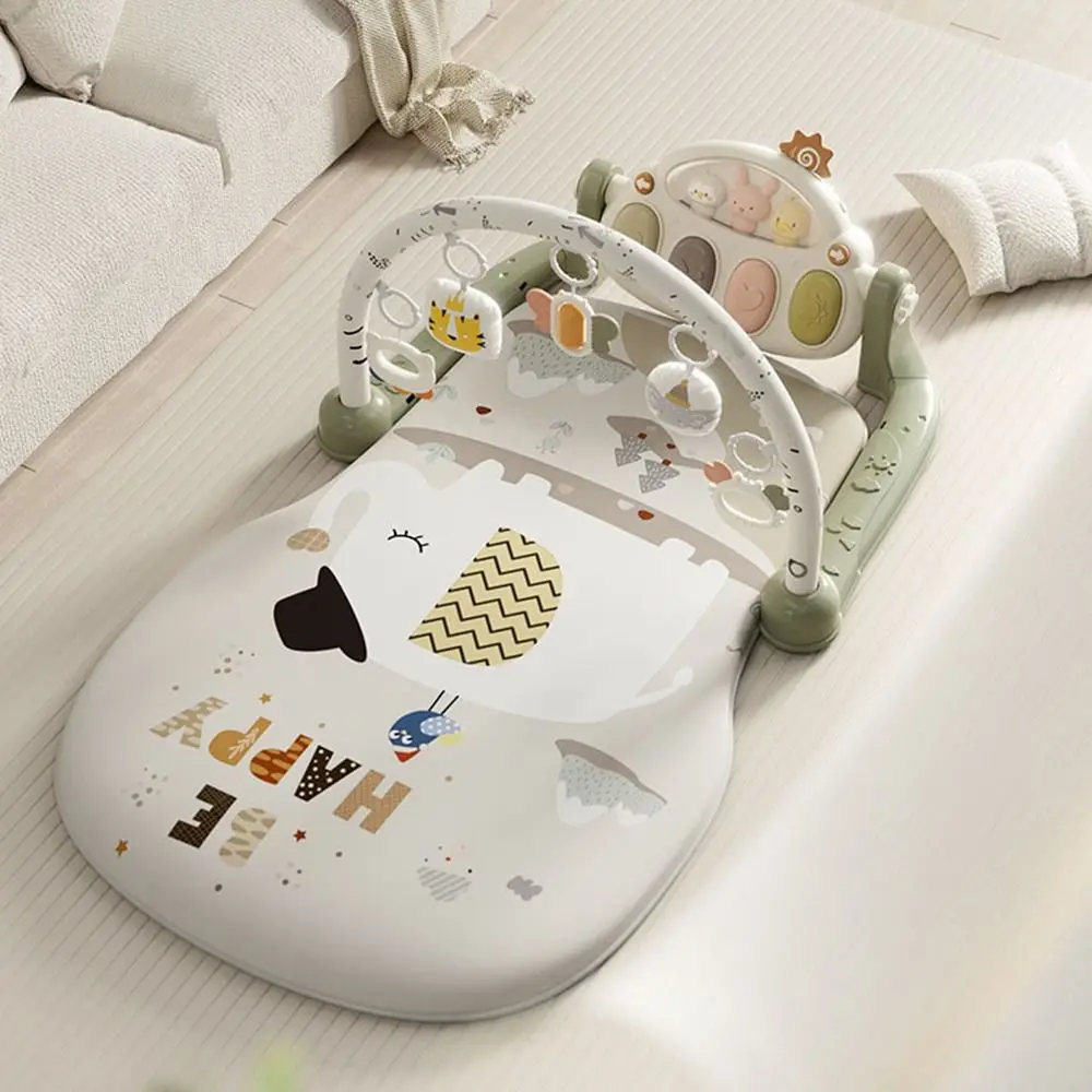 

3-in-1 Baby Piano Play Gym Music and Lights Activity Center Early Learning Toy Charging Multifunctional Hanging Toys