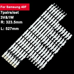 7Pairs/set 40f LED Backlight Strip for Samsung 8+5Led 2013SVS40F UE40F5700 UE40F6130 UA40F5500 UE40F6400 UE40F5000 D2GE-400SCAR3