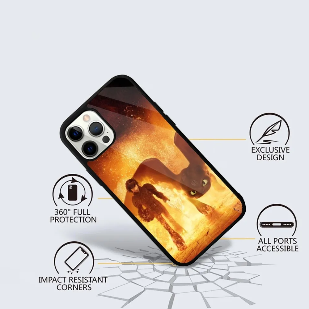 Cute T-Tooth-less Dragon Phone Case For iPhone 15,14,13,12,11,Plus,Pro,Max Mini Magsafe Magnetic Wireless Charging