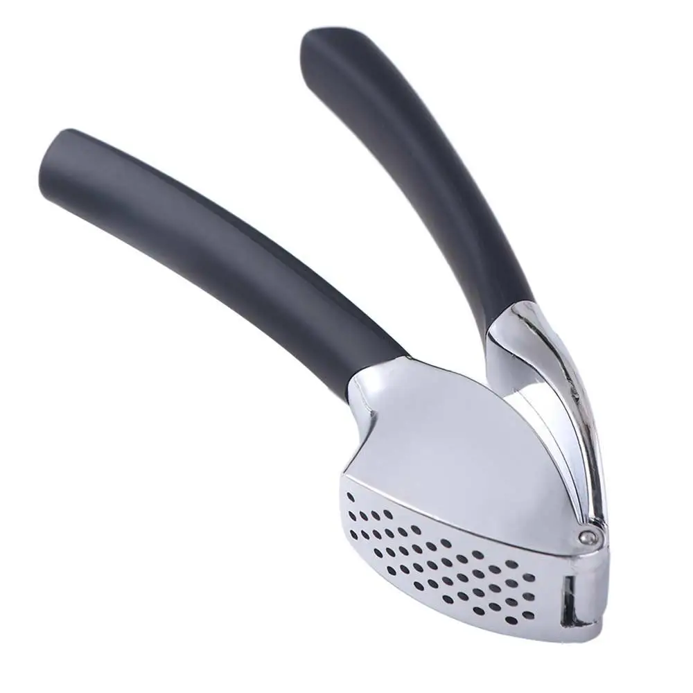 

Professional Manual Garlic Press Non-slip Handle Handheld Garlic Mincer Ergonomic Grip Stainless Steel Garlic Crusher Cooking