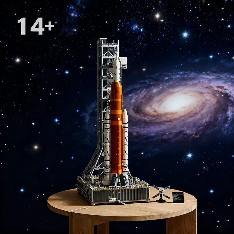 

New 3601 pieces of Artemis Space Launch System block; 10341 simulation of Mars exploration model; children's toy; adult gift