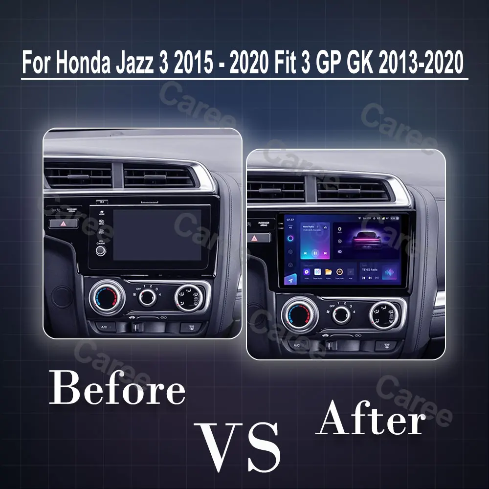 วิทยุติดรถยนต์ Android 15 รองรับ Carplay และระบบนำทาง GPS สำหรับรถยนต์ Honda Jazz 3 ปี 2015-2020 และ Fit 3 GP GK ปี 2013-2020 เครื่องเล่นมัลติมีเดีย QLED พร้อมระบบนำทางและ WIFI