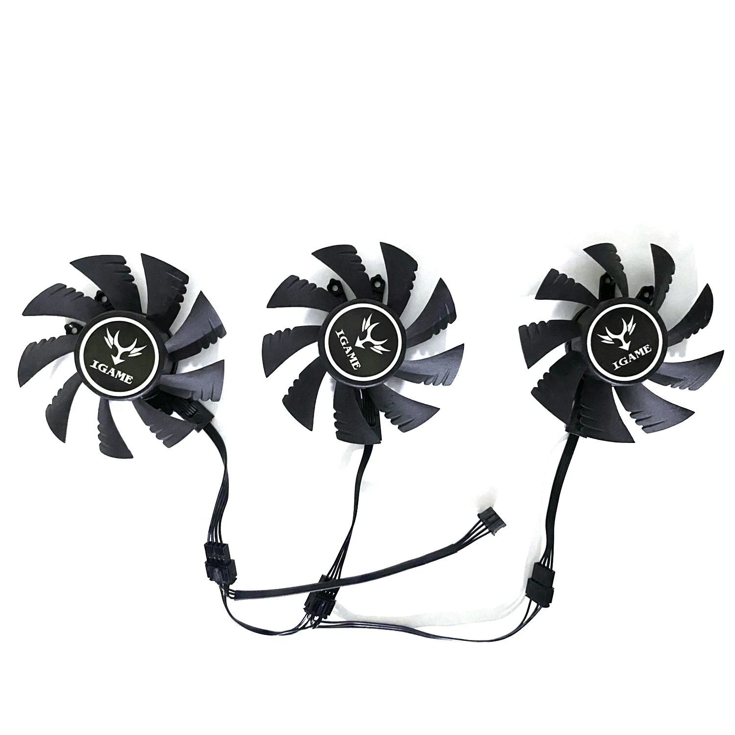 NEW 3PCS 75MM 4PIN iGame GTX 1070Ti GTX1080 GTX1060 GTX1050 GPU FAN For COLOFUL iGame GTX 1080 GTX 1070 GTX 1060 Cooling Fans