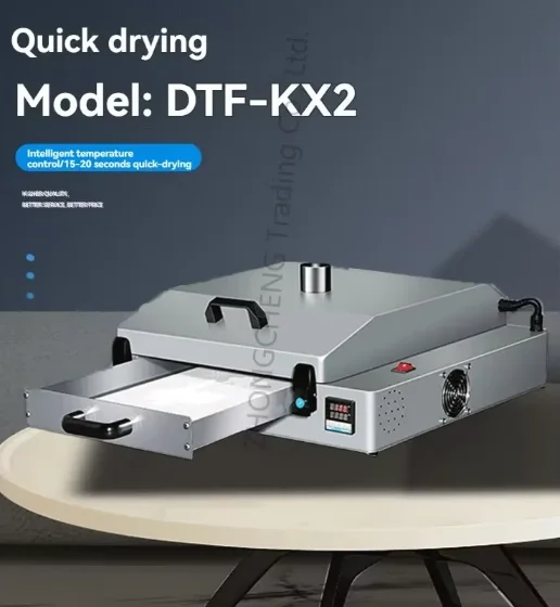 PRT Film Rapid Drying Equipment: 220V Second-Generation DTF Transfer Oven – Dedicated White Ink Dryer for A3/A4 Sizes
