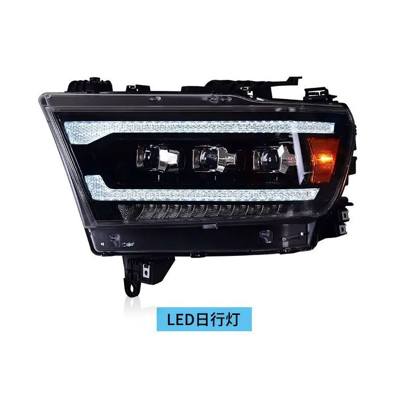 Head Lamp for Dodge RAM 1500 LED Headlight 2015-2019 Headlights RAM DRL Turn Signal Freemont Angel Eye Projector Lens