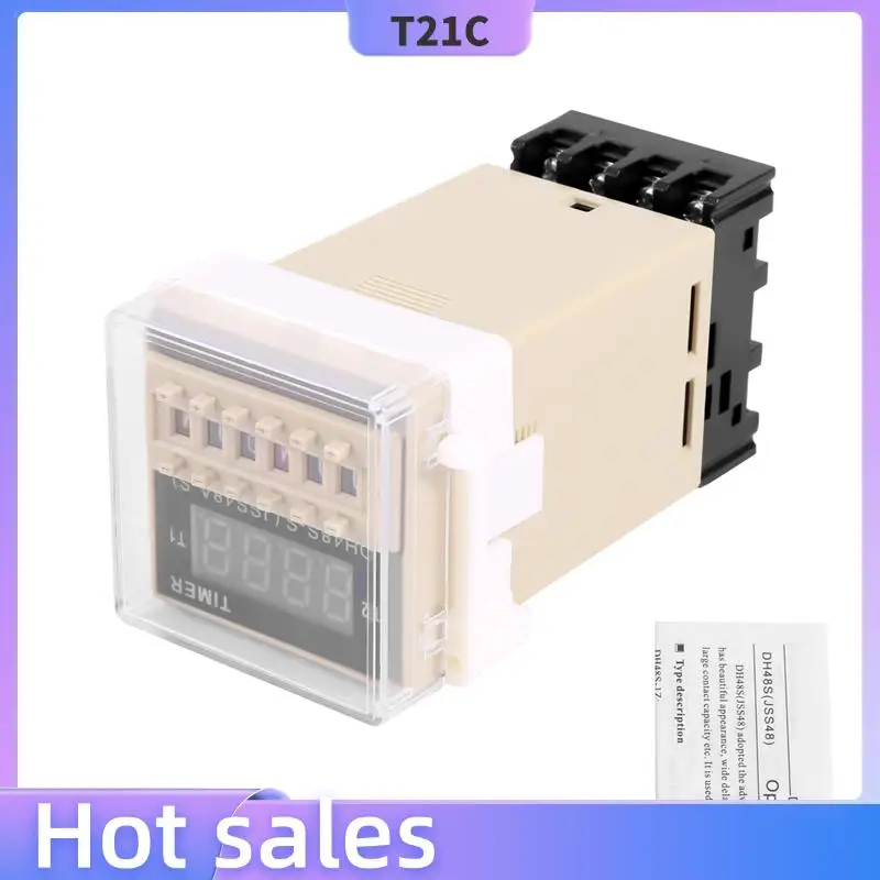 

T21C AC 220V 5A Программируемое устройство реле с двойной задержкой DH48S-S