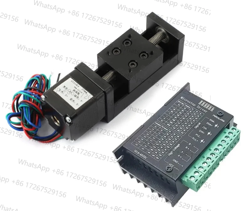 T-type Mini Sliding Table 10mm-30mmFor Linear Rail Guide With 11 28mm Stepper Motor For CNC 3D Printer  DIY Customized