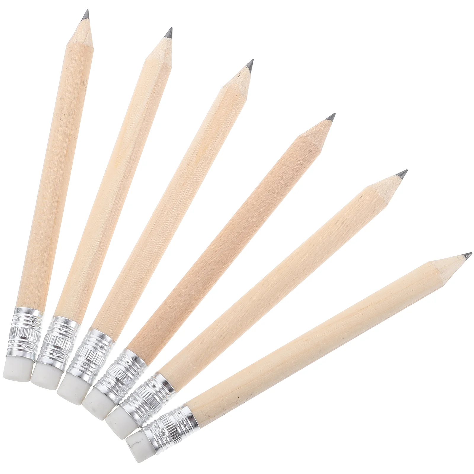 50 Pcs Wood Pencil Wedding 1000X060X060CM Pencils with Eraser White Drawing Creative Wooden Baby Student