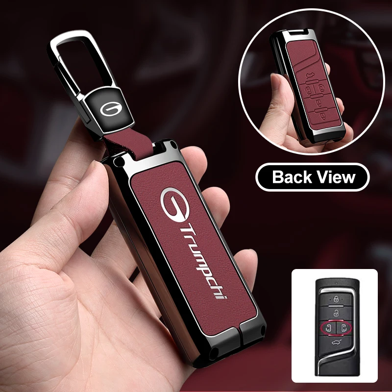 Car Key Case Cover For GAC Trumpchi GS4 GM8 GA3 GA6 SGS7 GA4 GS5 GS3 Legend GS8 Keychain Keyless Shell Accessories