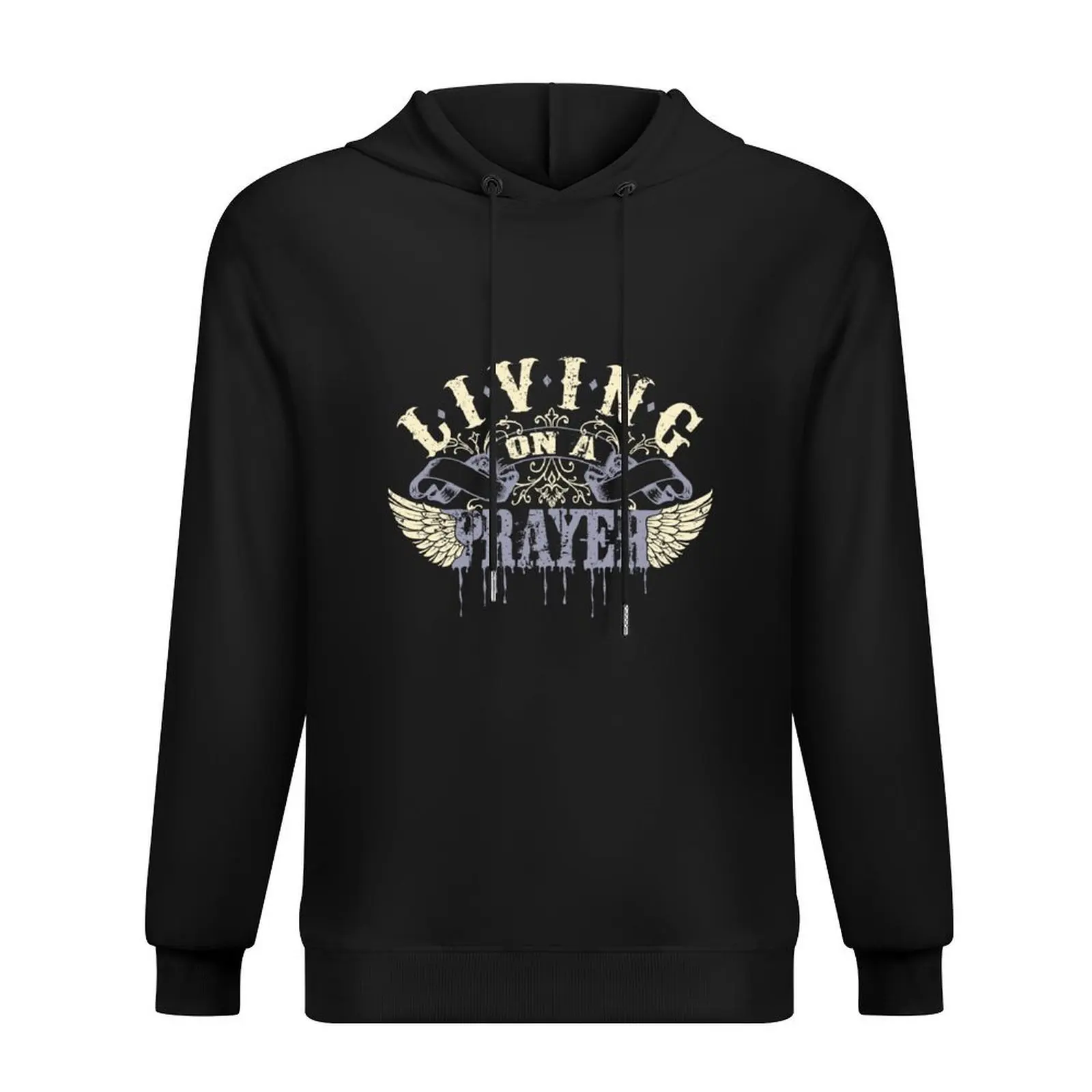 Living on a Prayer Hoodie men clothing mens designer clothes anime clothes japanese style men's hoodies