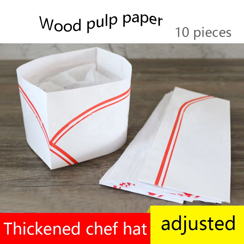 Restaurant Kitchen Hat Disposable Cook Cooking Cap Sushi Shop Waiter Work Paper Hats Hotel Chef Caps for Women Breathable