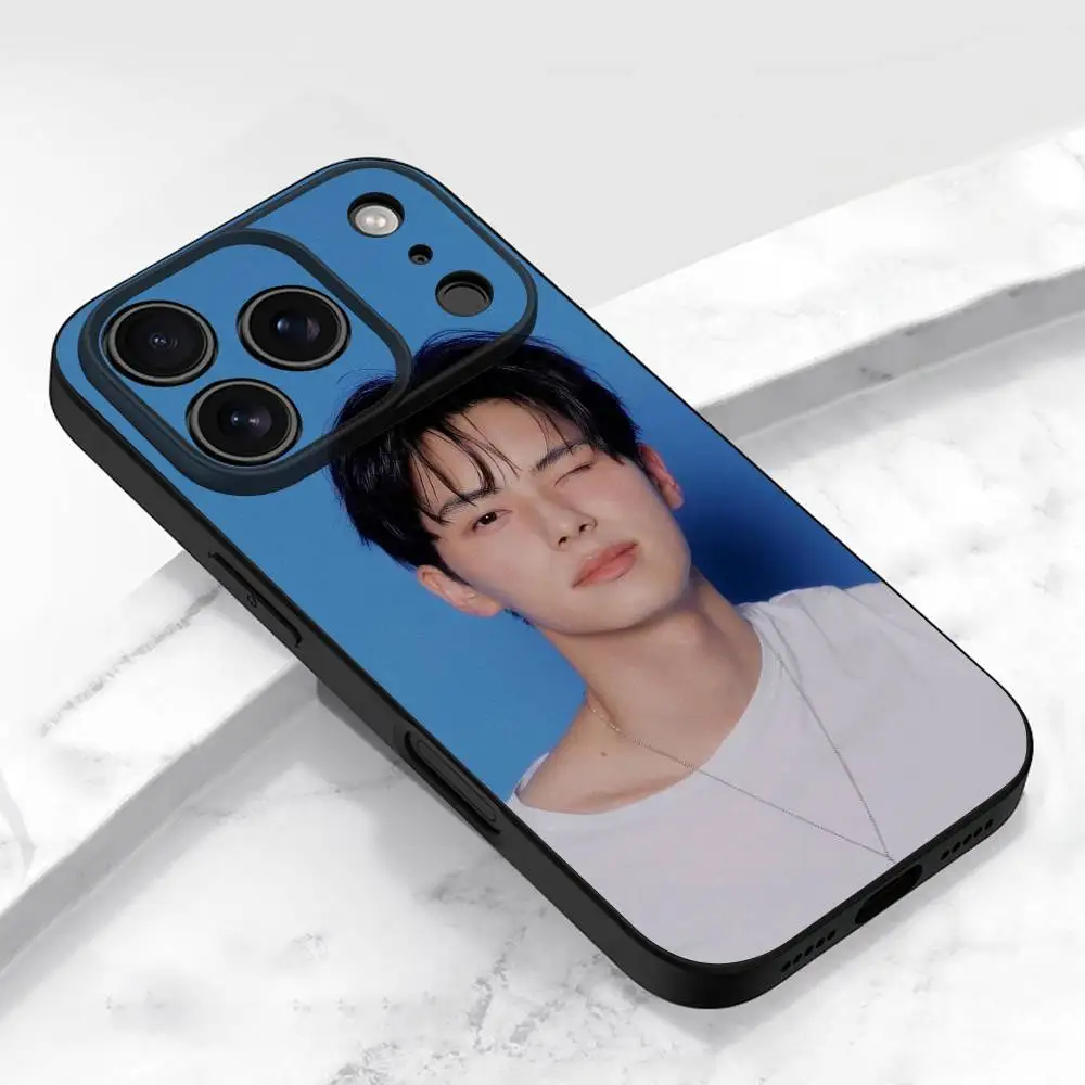 حافظة هاتف لهاتف آيفون 17,16,15,14,13,12,11,Pro,Max,Plus,E,Air,Mini Protective Black L-Lee Chae Min Cover