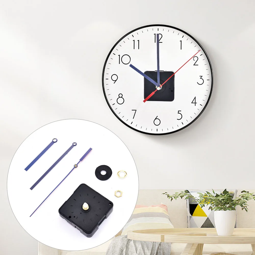 1 Set Hanging Quartz Movement Repair Tool Parts Clock Needles Mechanism Parts DIY Silent Wall Clock Movement Wall Decorations