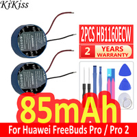 85mAh/670mAh KiKiss Powerful Battery HB1160ECW For Huawei FreeBuds Pro 2 Pro2 Bluetooth Earphone