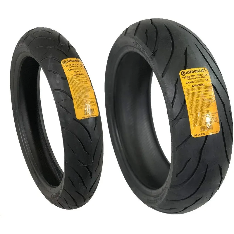 مجموعة إطارات كونتيننتال موشن 120/70ZR17 مجموعة الإطارات الخلفية الأمامية و180/55ZR17