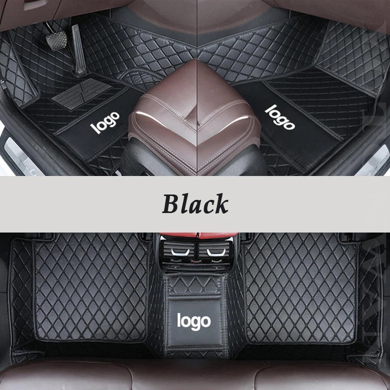 

YOTONWAN Custom Leather Logo Car Foor Mat 100% For Acura all models MDX ZDX RDX RL TL ILX CDX TLX-L Auto Accessories Car-Styling