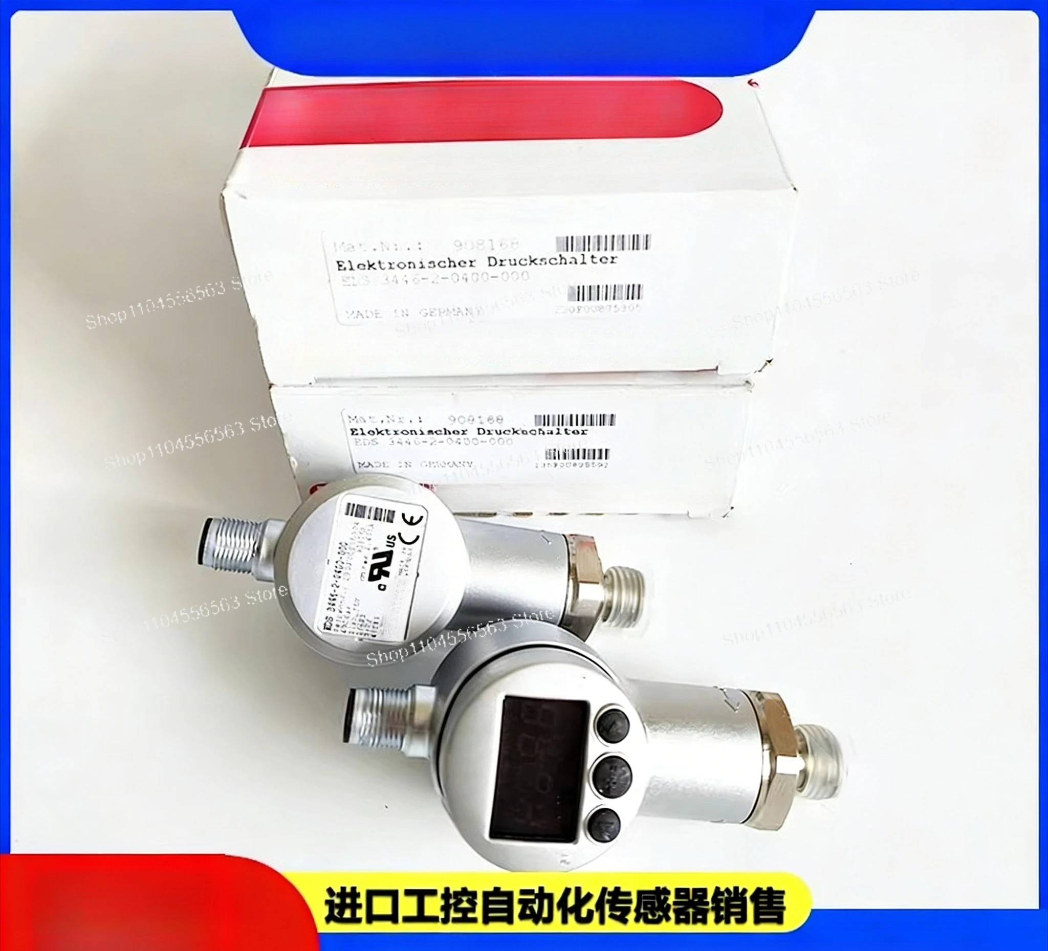 EDS3446 High Precision Pressure Transmitter, Programmable Range and Signal for Industrial Process Control and Hydraulic Systems