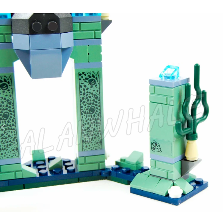221 pièces Super combattant bataille de l'Atlantide Aqua ville sous-marine 10841 blocs de construction jouet Compatible avec le modèle