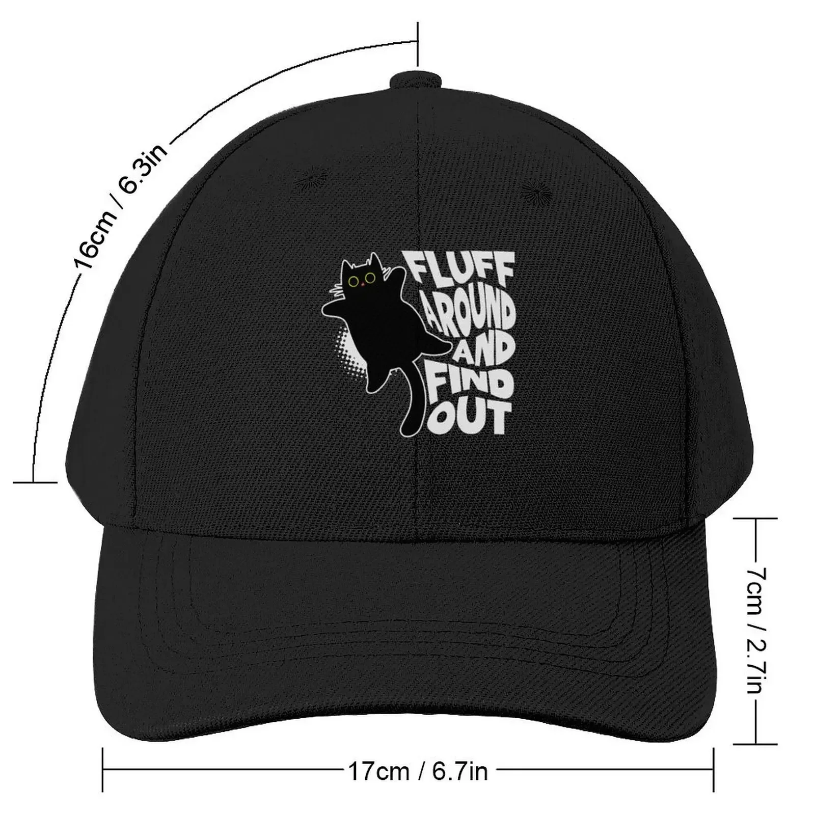 Fluff Around and Find Out Baseball Cap summer hat Golf Wear Cosplay Snap Back Hat Ladies Men's