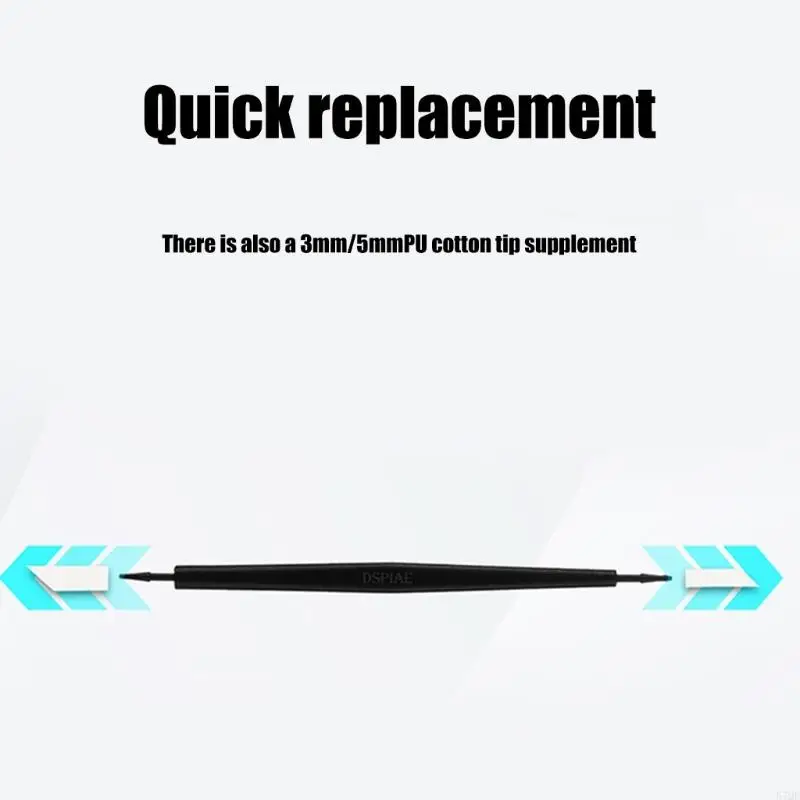 57QF Easy to Use Cleaning Stick High Absorbency Cotton Head Tool for Effective Line Wash and Paint Residues Removal