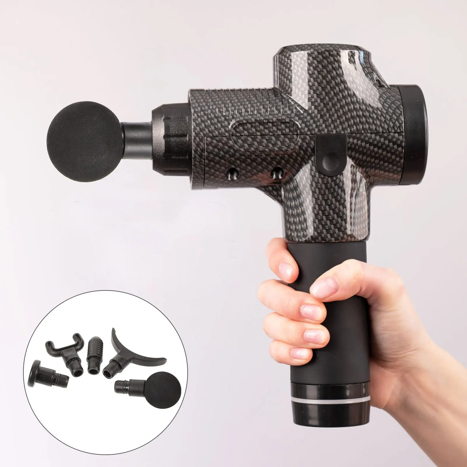 

5Pcs Replacement Heads Portable Massager Attachments for Muscle Fitness Recovery Massager Head