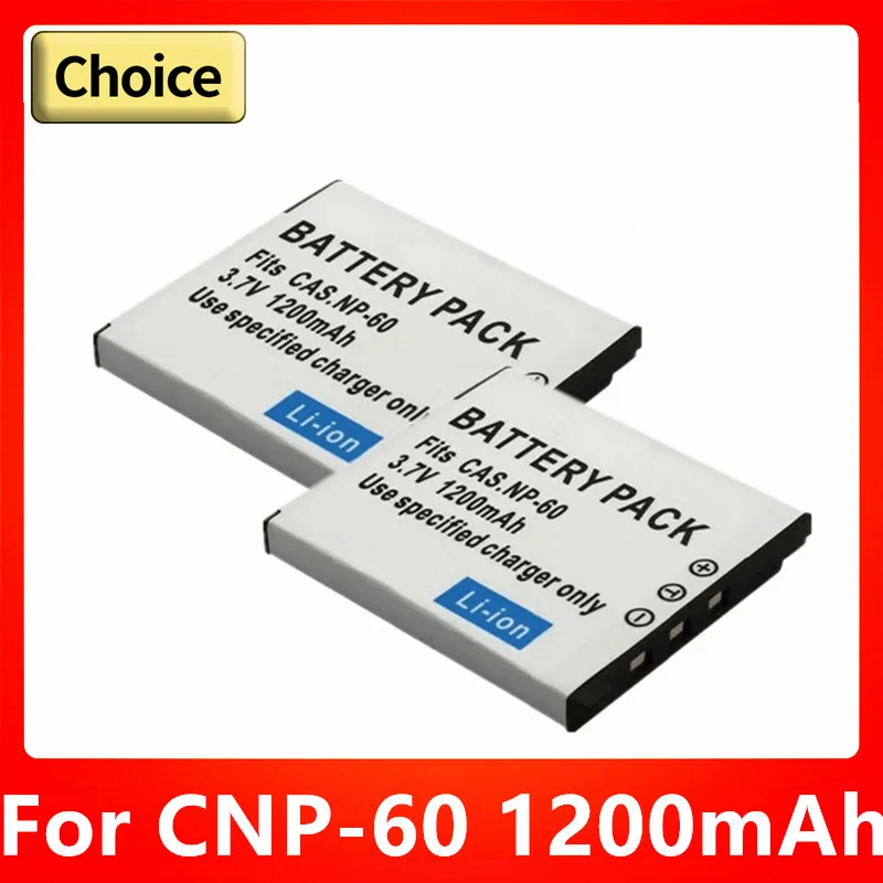 2x1200mah For Casio NP-60 NP60 CNP-60 CNP60 CAS NP60 Camera Battery For CASIO EX-Z80 S10 Z9 S12 Z20 Z29 Z19 Z85 Z80 Z90 bateria