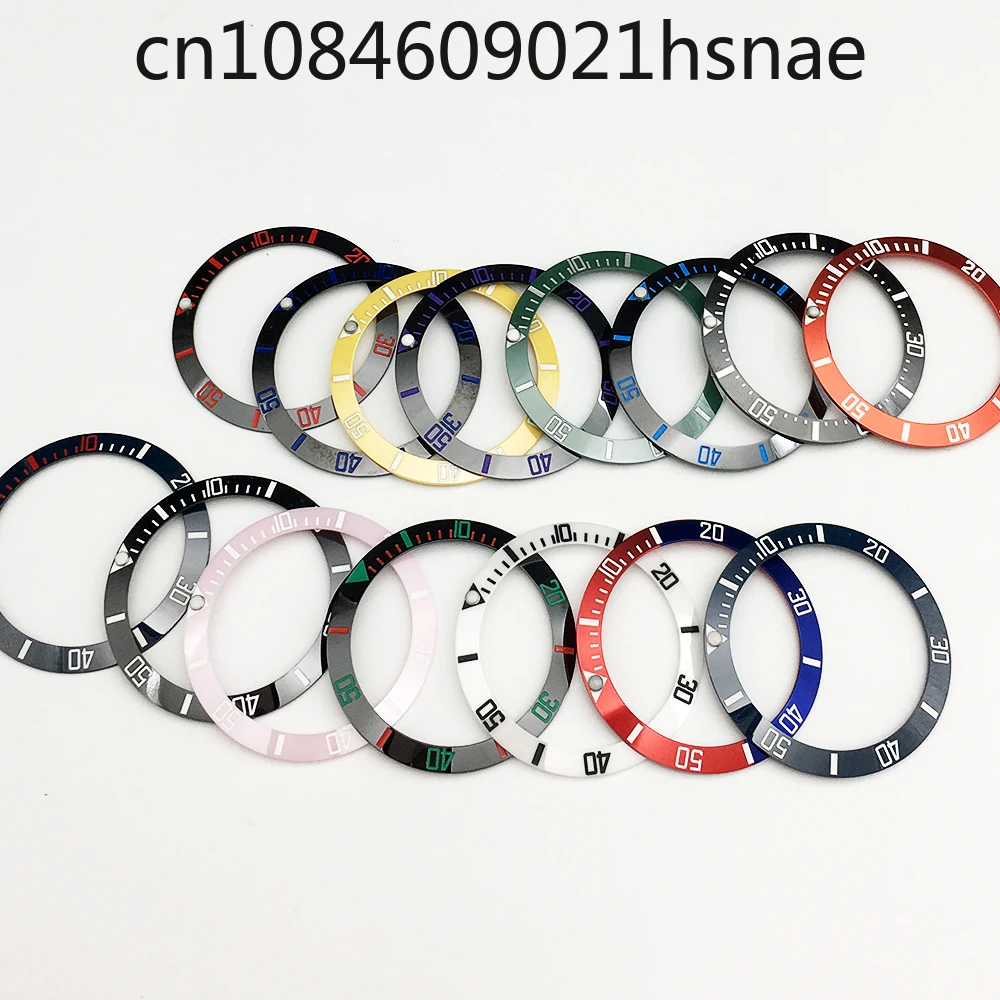 Watch accessories, modified replacement watch ceramic ring 38mm dial scale outer ring, ring