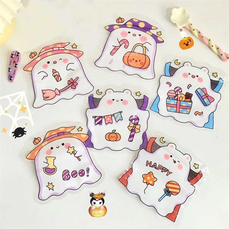 Halloween Cute Self Sealing Bag  Safe and Non-toxic High Transparency Beautiful and Practical Sealed Firmly Candy Biscuit Bag