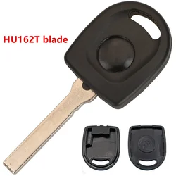 10ps Uncut Blade HU66 HU162T HU162 Blade Car Key Blank Case For VW Volkswagen Passat Transponder Key Shell