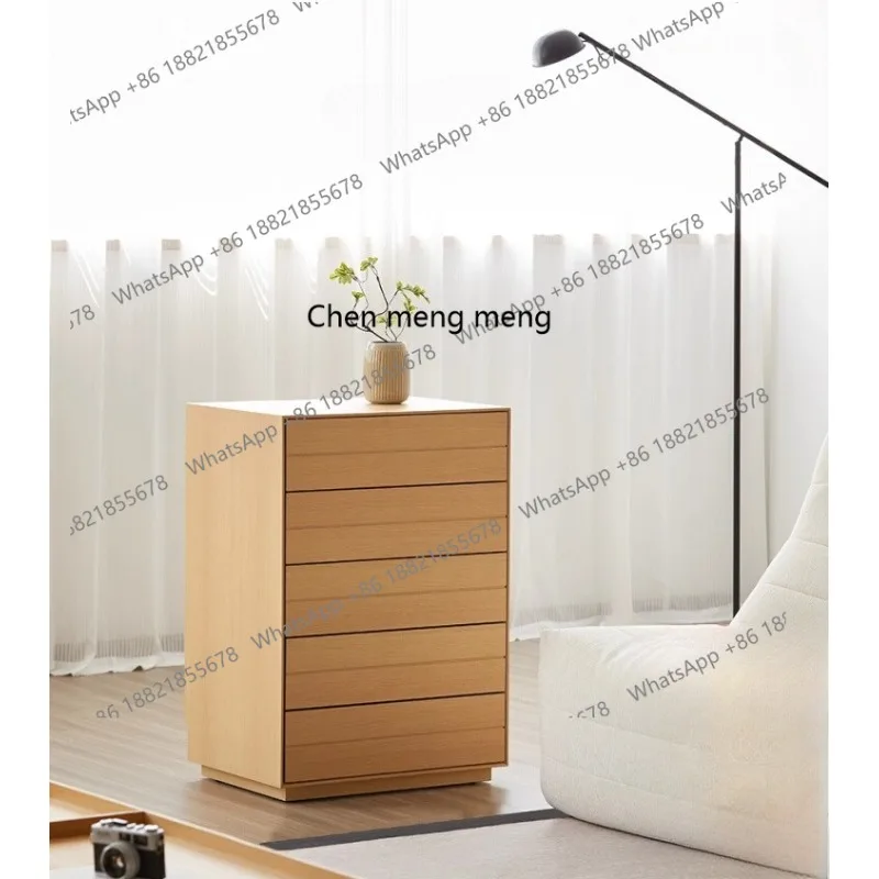 

Solid wood chest of drawers, bedroom against the wall, log wind living room locker