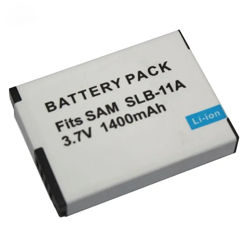 1400mAh SLB-11A SLB11A Caméra Batterie + Chargeur AC pour Samsung CL65 CL80 HZ25W ST1000 ST5000 WB1000 TL320 240 HZ30W HZ35W WB610