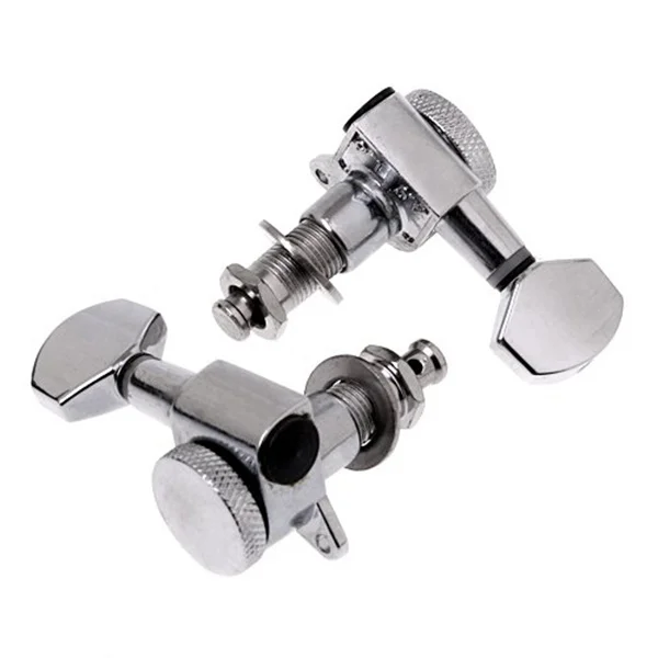 

1set Locking Tuning Pegs Machine Heads Guitar Tuning Keys Replacement For Electric Acoustic Guitars 6L Heavy Duty Internal Gear
