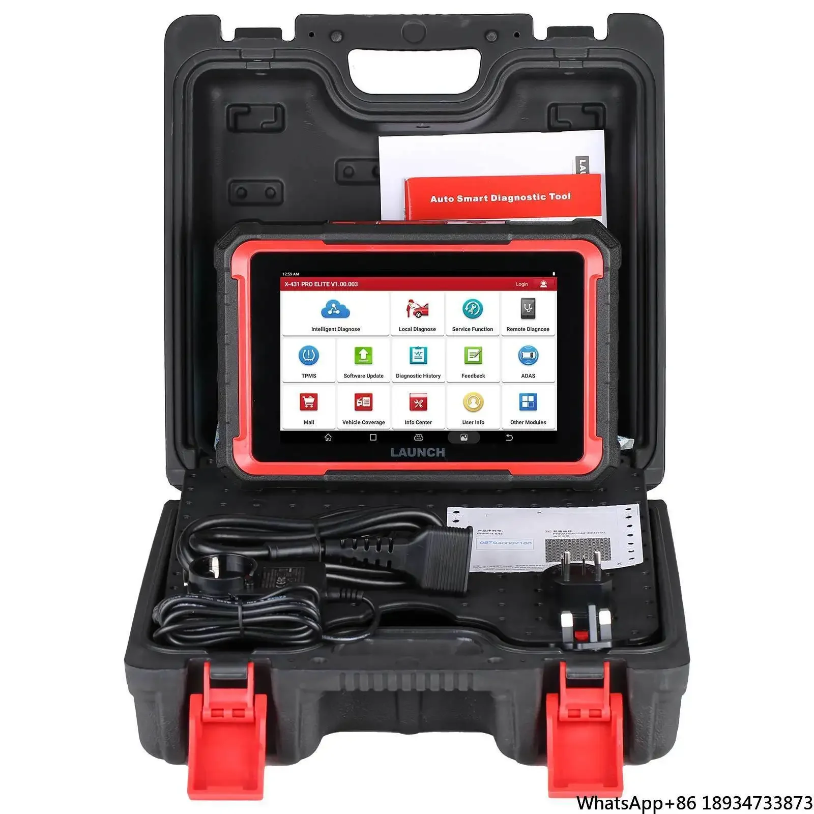 New Launch X431 PRO ELITE Auto Full System Car Diagnostic Tools CAN FD DOIP Active Tester OBD2 Scanner