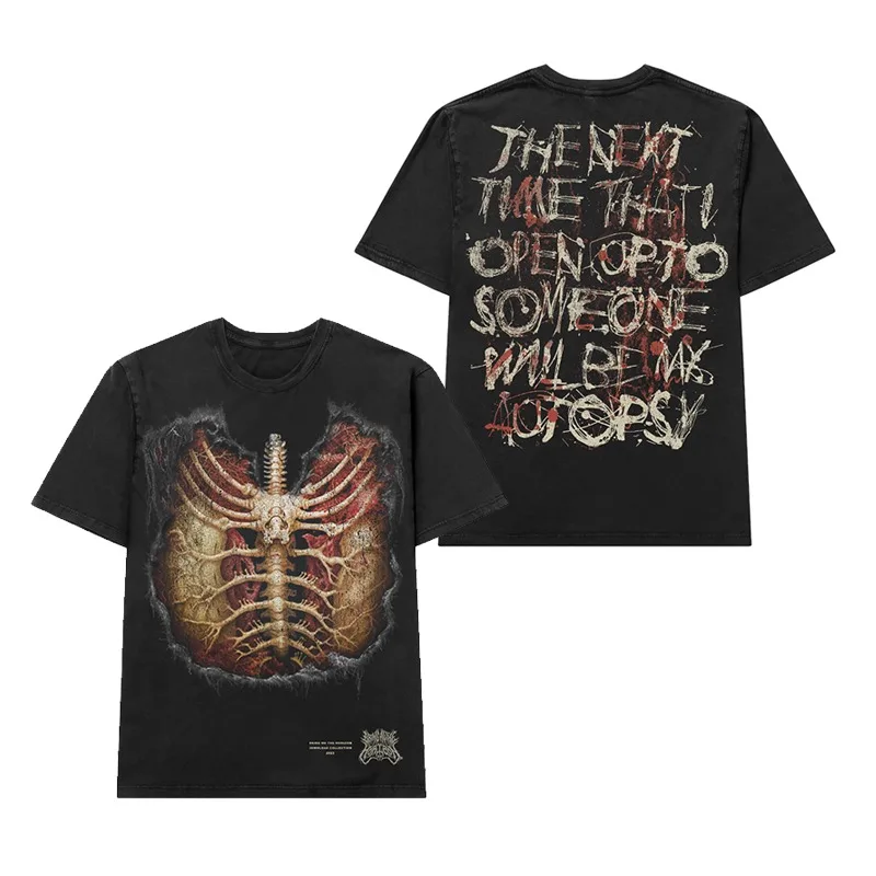 New Bring Me The Horizon - Dark American Loose-Fitting Men's T-Shirt with Rock Style (Short Sleeve)