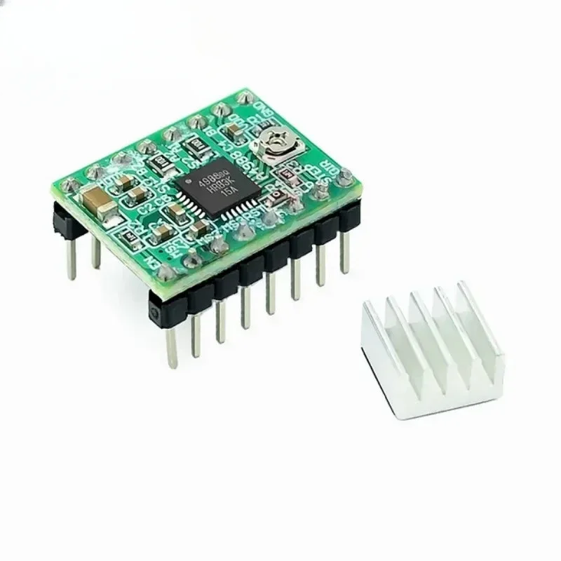 10pcs A4988 Module CNC 3D Printer Parts Accessory Reprap pololu Stepper Motor Driver Module with Heatsink for ramps 1.4