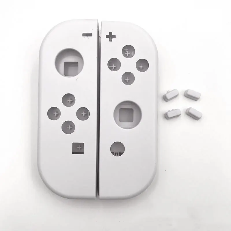 مجموعة غلاف غلاف غلاف غلاف بديل ضفدع البيانات من Joy-Con لهيكل الإسكان لـ NS Joycon طقم أزرار بديل L R